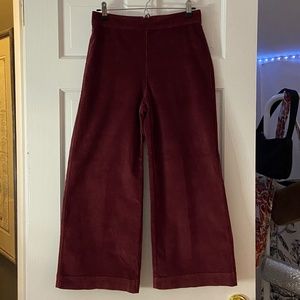 Madewell Maroon Corduroy Pants